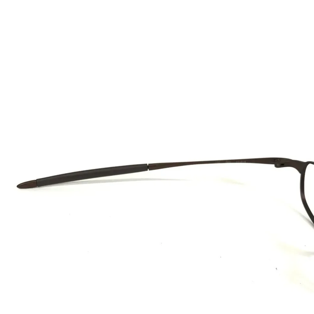 Vintage Oakley Eyeglasses Frames O2 11-614 Red Matte Burgundy Wrap 48-19-130 - Picture 8 of 11